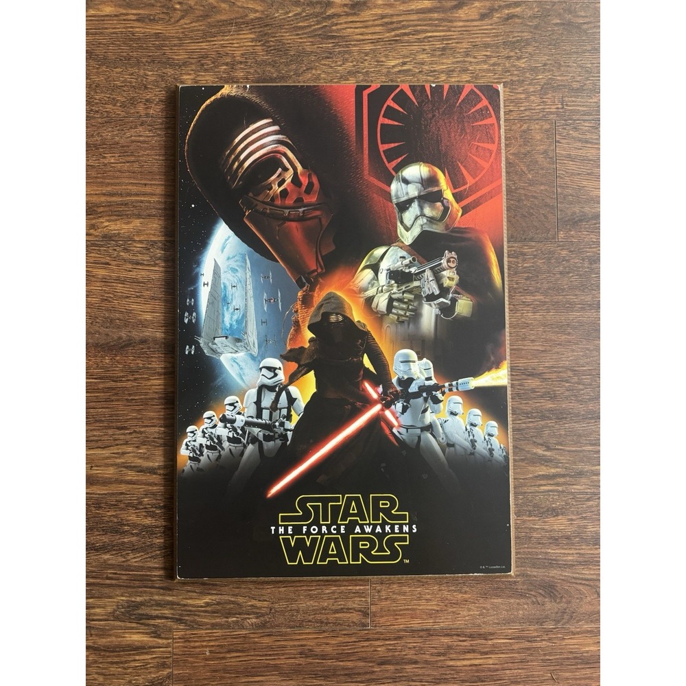 Star Wars The Force Awakens With Kylo Ren and Captain Phasma Wall Plaque 2015